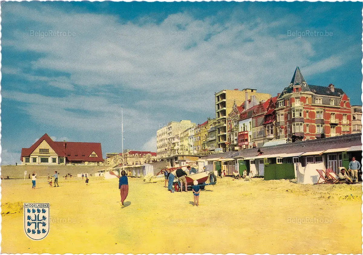 Blason MIDDELKERKE MIDDELKERKE Casino, strand en dijk Casino, plage et digue   Uitgave Prevot - Antwerpen 