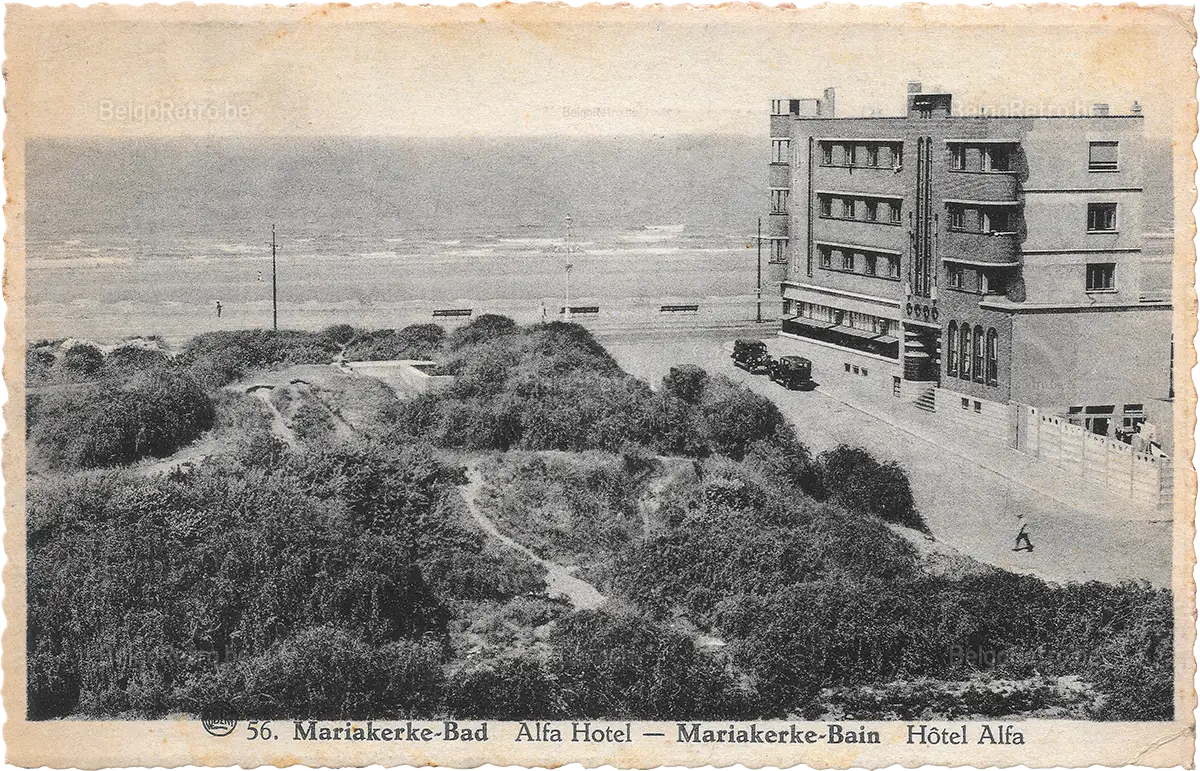 ALBERT 56. Mariakerke-Bad Alfa Hotel - Mariakerke-Bain Hôtel Alfa   Edit. De Poorter, Ostende-Mariakerke. 