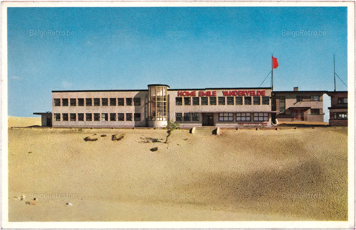  Home Emile VANDERVELDE Oostduinkerke Pavillon Arthur Jauniaux Paviljoen Arthur Jauniaux   Ed. EST-OUEST - Bruxelles - Reprod. Interd. Ph. Cussac 